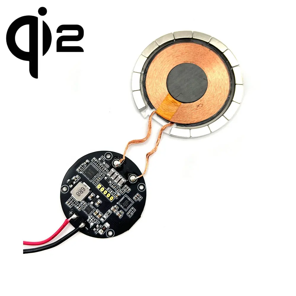 Qi2 MPP hızlı kablosuz şarj modülü manyetik 15w hızlı Qi2 sertifikası manyetik kablosuz şarj modülü özelleştirme