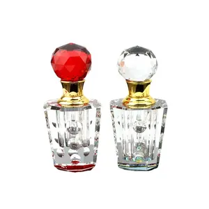 Wholesale Customized Logo Fancy K5 Crystal 3ML 6ML 12ML Arabic Attar Crystal Perfume Oil Glass Bottles