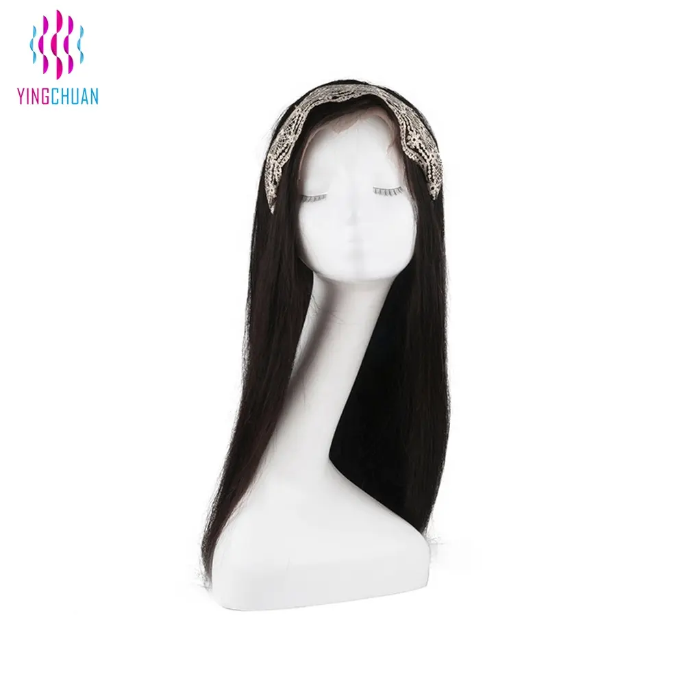 Long neck white makeup mannequin head for display