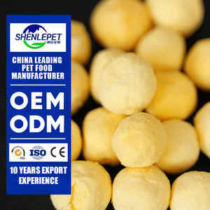 Премиум натуральный перепелиный яичный желток ПЭТ закуски с высоким содержанием белка лецитин для собак, кошек, волос, здоровье домашних животных, сублимированный корм - Product Image 1