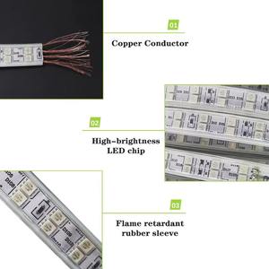 Bande lumineuse <span class=keywords><strong>LED</strong></span> <span class=keywords><strong>RGB</strong></span> SMD 5050 haute tension 120 <span class=keywords><strong>LED</strong></span> 220V 110V 10M <span class=keywords><strong>20M</strong></span> 30M 40M 50M <span class=keywords><strong>Ruban</strong></span> <span class=keywords><strong>LED</strong></span> flexible - Product Image 3