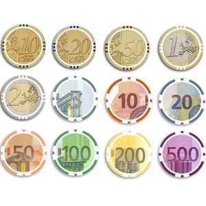 Jetons de poker en céramique ABS de haute qualité, personnalisables avec logo, fabriqués en Chine pour les promotions et les jeux, vente en gros, cadeaux promotionnels 2025 - Product Image 1