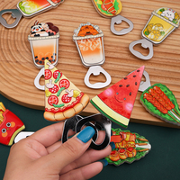 Ouvre-boîte 2-en-1 personnalisé 3D écologique de haute qualité avec lame de bar et logo en relief