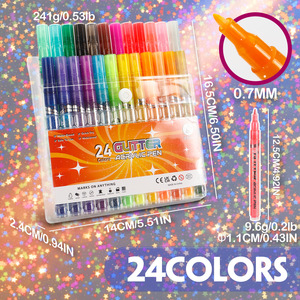 Penna Glitterata Super Brillante a Base d'Acqua, Inchiostro Non Tossico, Marcatore Impermeabile - Product Image 1