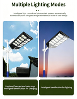 Lampu Jalan Tenaga Surya LED 400W IP65 Tahan Air All-in-One untuk Penggunaan Luar Ruangan & Gudang Pencahayaan Surya Premium
