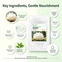 Masque facial hydratant et éclaircissant JMFREE en gros, OEM, à base d'argent, personnalisé, à la fermentation microbienne naturelle