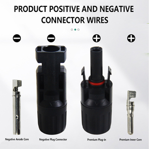 Connettore Solare Compatibile MC4 Maschio e Femmina, Impermeabile IP67 per Cavi Solari da 2.5/4/6mm² - Product Image 4