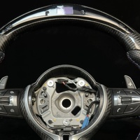 Volant LED en fibre de carbone pour BMW F01 F02 F03 F04 F06 F07 F10 F11 F12 F15 F16 F18 F20 F25 F26 F30 F32 E60 M3 M5 M6