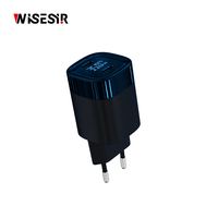 Chargeur USB-C PD 3.0 PPS multi-ports WISESIR 35W GaN avec protection OTP/OVP pour MacBook Pro/Air// Charge rapide