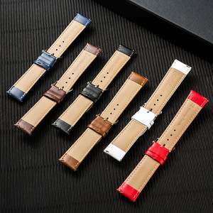 สายนาฬิกาหนังวัวแท้18มม. 19มม. 20มม. 22มม. 22มม. สายนาฬิกาวินเทจแบบเรียบ - Product Image 3