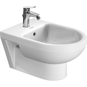 Bidet a Parete Monoforo DURASTYLE BASIC, Facile da Pulire, Accessorio per WC in Ceramica, Design Moderno con Spruzzo Verticale - Product Image 2