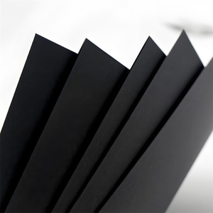 Muestras Gratis de Papel Kraft Negro en Rollo Jumbo, Papel Negro Intenso de 110gsm-180gsm, Papel Negro de Doble Cara para la Escuela - Product Image 4