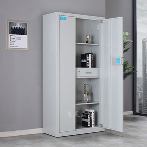 Electronic Security Cabinet 4 Layers Fingerprint Password Office File <b>Storage</b> <b>Drawer</b> Cabinet - Product Image 1