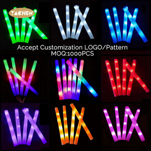 YACHEN Giocattoli Luminosi con 3 Modalità <span class=keywords><strong>di</strong></span> Lampeggio, Bastoncini LED per Matrimoni, Concerti, Natale, <span class=keywords><strong>Halloween</strong></span>, Forniture per Feste, Bastoncini Luminosi in Schiuma - Product Image 3
