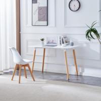 Ensemble table à manger moderne et luxueux en marbre Mobilier de salle à manger avec chaises confortables pour bureaux d'ordinateur