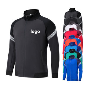 Hot Sale <b>Jacket</b> <b>Workout</b> Outdoor Zipper Pocket Cotton Polyester Comfortable Hoodie <b>Jackets</b> For Men - Product Image 2