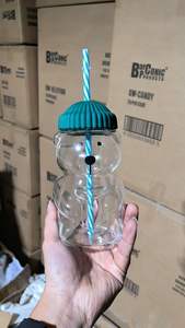 High-End cam ayı fincan sınırlı sayıda logosuz cam kahve ve içecek fincanı - Product Image 5