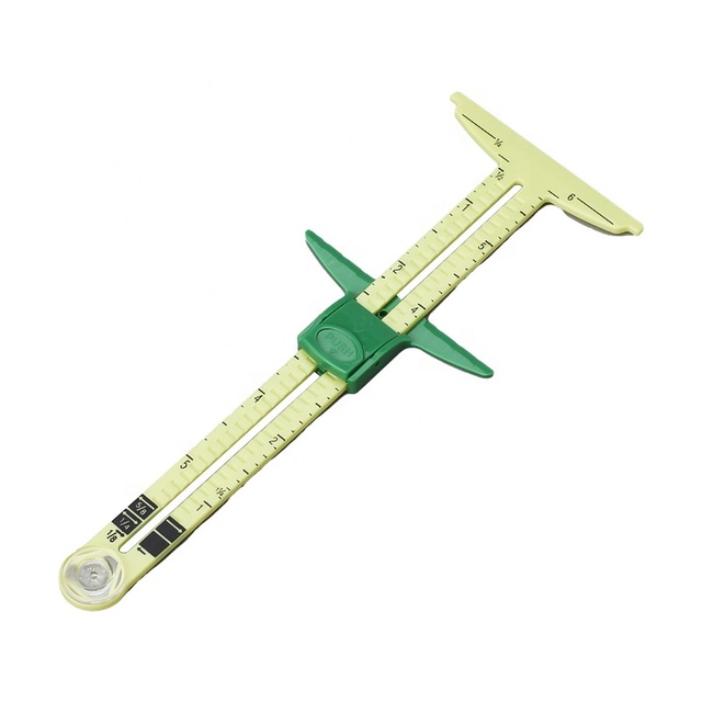 Multifunctional 5-in-1 Plastic Patchwork Ruler ST-A23 High Temperature Vanishing Pen Tailor's Edging Tool Apparel Machine Parts