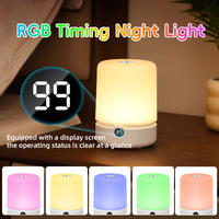 Nouvelle Lampe de Chevet LED Intelligente 2026 en ABS avec Contrôle Tactile Sans Fil et Éclairage RGB pour Chambre à Coucher