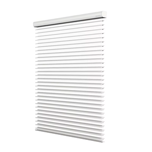 Polyester karartma beyaz kumaş özelleştirilmiş Shangri La üçlü silindir tonları pencere üçlü sırf - Product Image 1