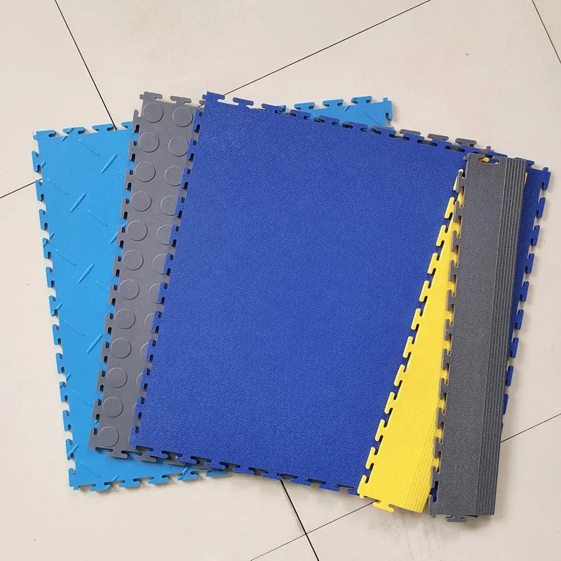 Best quality eco friendly garage pvc floor tiles mats plastic garage floor pvc floor carpet