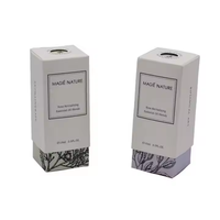 Grandes boîtes rigides personnalisées haut de gamme en papier pour l'emballage de sérums de soin de la peau et de parfums, avec pelliculage mat, fermeture magnétique et doublure en éponge