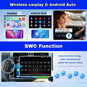 Android14 xe Stereo đài phát thanh cho Toyota Landcruiser Prado 2014-2017 4G + 64GB Carplay không dây tốt nhất xe Stereo mirrorlink Wifi BT - Product Image 3