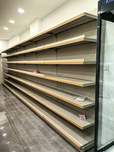 Equipo de supermercado <span class=keywords><strong>Minimarket</strong></span> Estantería Tienda Estante de exhibición <span class=keywords><strong>Estantes</strong></span> <span class=keywords><strong>para</strong></span> tienda minorista Estante de cosméticos Miniso <span class=keywords><strong>para</strong></span> negocios - Product Image 4