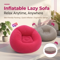 Fauteuil gonflable portable et écologique de style américain pour balcon de chambre, idéal pour regarder des vidéos en extérieur ou en camping