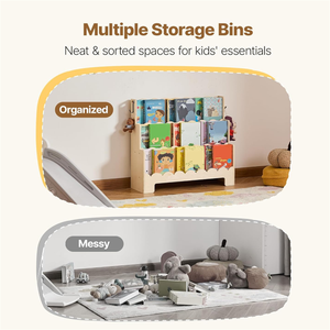 <span class=keywords><strong>Montessori</strong></span> Design capesante <span class=keywords><strong>libreria</strong></span> in <span class=keywords><strong>legno</strong></span> per bambini moderno soggiorno camera da letto con 2 ganci doppi - Product Image 4