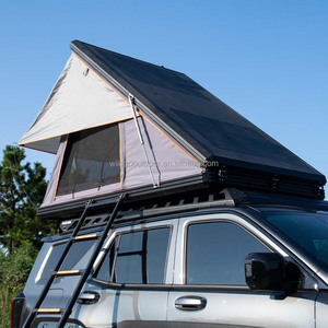 Compact Hard Rooftop Tent for <b>Small</b> Cars Lightweight Aluminum Cover Double Layer 3000mm Waterproofing CE Standard Model - Product Image 1