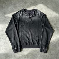 Sweat-shirt en molleton bouclette 300 g/m² en coton, couleur personnalisée, vierge, effet délavé, pour fabricants de vêtements