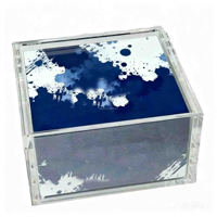 Vitrine en acrylique transparente avec couvercle magnétique, protection pour boîtes scellées d'anime et de TCG, anti-poussière, pour collection et rangement de modèles