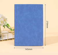 Carnet A5 en cuir super abordable avec logo personnalisable, idéal pour le bureau et la prise de notes de réunions.