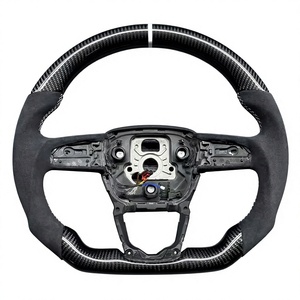Volant sport en fibre de carbone véritable style S <span class=keywords><strong>Line</strong></span> pour Audi Q5 80A 2018-2024 Vente en gros Livraison rapide - Product Image 1