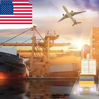 Agence de transport multimodal de la Chine vers les États-Unis Service logistique d'expédition de fret aérien mer terre sûr et rapide bon marché LCL + Express