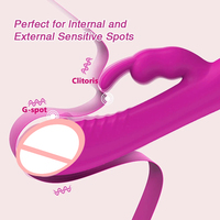 Masseur sexuel TMM, vibrateur en silicone médical, 10 modes de vibration, rechargeable par USB, pour la stimulation du vagin et du clitoris, pour femmes