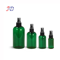 Bouteille atomiseur PET à impression personnalisée, tailles variées, pulvérisateur électrique noir, capuchon transparent, vaporisateur de poche portable