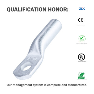 Connecteurs de raccordement à sertir pour câbles électriques automobiles 220V, homologués UL, en <span class=keywords><strong>cuivre</strong></span> étamé, type DIN, pour fils et câbles - Product Image 3