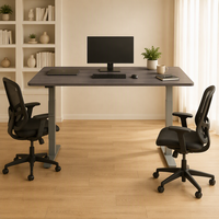 Structure de bureau robuste à double moteur |   Base de bureau électrique réglable en hauteur avec levage stable