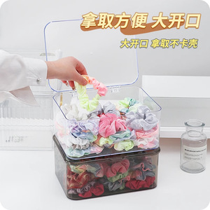 Transparent Cosmetic Organizer With <b>Drawers</b> 10-20L <b>Plastic</b> <b>Storage</b> Box For Makeup Jewelry Cards Masks Sundries Simple Style - Product Image 4