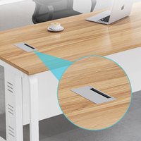 Nouveaux designs de bureaux de direction modernes et durables en bois pour PDG