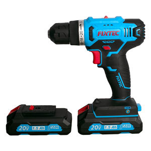 FIXTEC Outils électriques <span class=keywords><strong>Chargeur</strong></span> 1 heure Lumière LED 32N.m Perceuse sans fil 20V avec fonction de blocage de la tige - Product Image 3