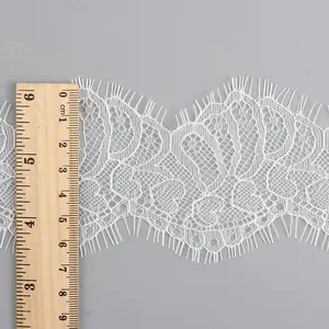 Eyelash Lace Trim Chantilly Lace Trim For Underwear Soft Nylon Lace Trim