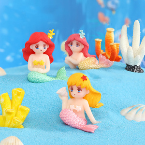 Phụ kiện bể cá hoạt hình vi cảnh quan trang trí bể cá trang trí bể cá Nàng Tiên Cá - Product Image 3