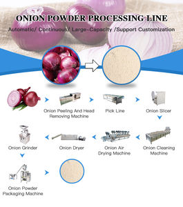 Automatische Uienpoeder Project Hete Verkoop Uienpoeder Productielijn Ui En Gember 200-300 Kg/u Poederverwerkingsfabriek - Product Image 5