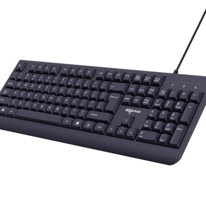 Aigo W920 Wired <b>USB</b> Full Size Membrane <b>Keyboard</b> 104 Keys Business Desktop Use - Product Image 1