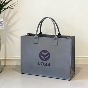 Sac fourre-tout en feutre personnalisé avec motif lettre/animal, sac en feutre écologique avec impression de logo pour cadeau promotionnel - Product Image 5