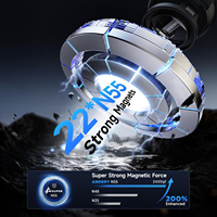 MSUPER Support de téléphone de voiture ultra magnétique réglable à 360 ° Aspiration et 3200gf 89 + LBS Supports de téléphone réglables à 360 ° pour téléphones mobiles
