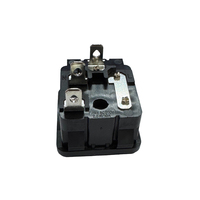 Nouvelle arrivée prise de courant industrielle Iec C14 prise 10A 250V avec porte-fusible prise ca cuivre IP22